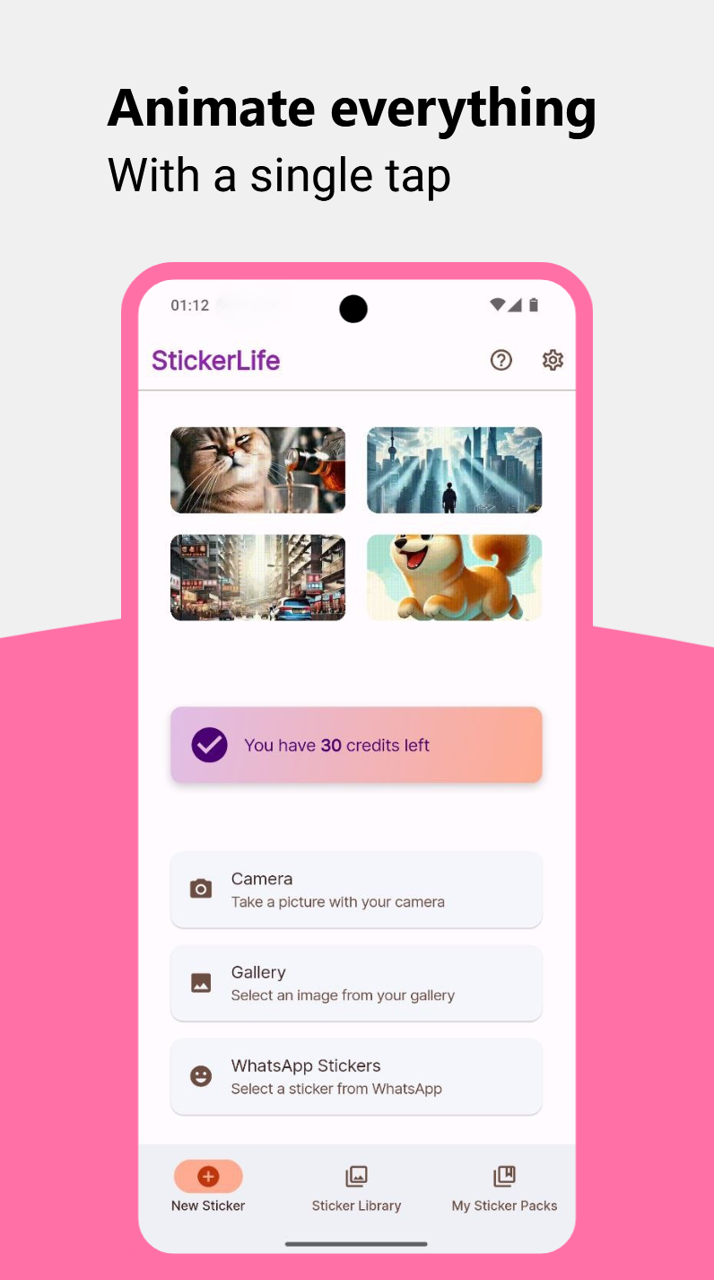 StickerLife App Screenshot